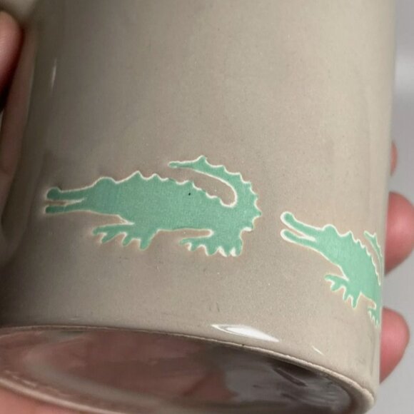 Waechtersbach Spain Mug Alligators Crocodiles Gators Embossed design Ceramic VTG - Picture 3 of 8
